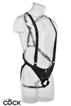 Gode ceinture creux 25 cm - chair Gode ceinture creux 25 cm - chair