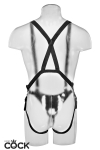 Gode ceinture creux 25 cm - chair Gode ceinture creux 25 cm - chair