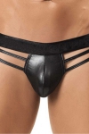 String noir wetlook String noir wetlook