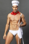 Tenue de cuisinier sexy - 4 pièces Tenue de cuisinier sexy - 4 pièces